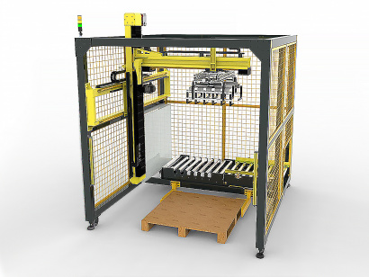 Паллетайзер портальный (укладчик) мобильный для укладки мешков / коробок / ведер