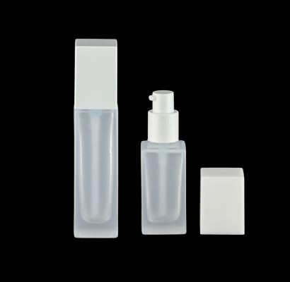 Флакон стеклянный Флокс 30 и 50 мл с дозатором и колпаком