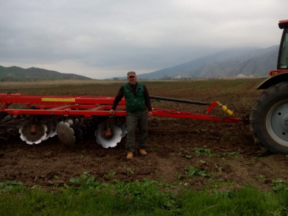 Борона дисковая БАРС трехрядная на пружинной стойке от 2,1 до 9,1 метров