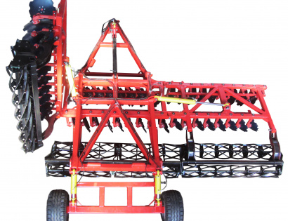 Борона дисковая БДМ-А двухрядная (узел СНАРУЖИ сферы диска) от 1,2 до 9,3 метров