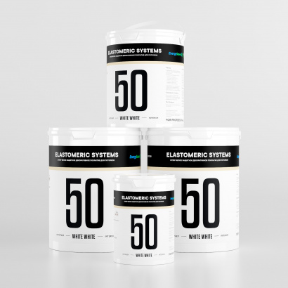 супер-белая краска Elastomeric - 50 White White 1л.