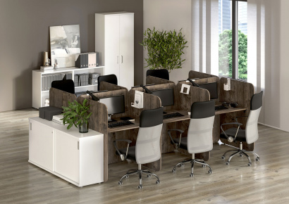 Мебель для колл-центров «Колл-центр Д» и «Колл-центр Т»