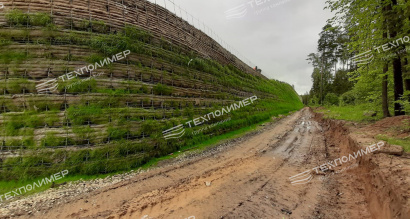 Биомат, сухой газон