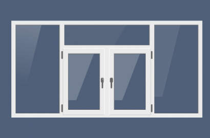 Лоджия с фрамугой