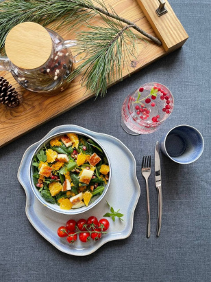 Керамические блюда для ресторана