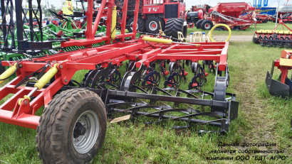 Борона дисковая БАРС четырехрядная на пружинной стойке от 2,4 до 9,2 метров