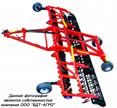 Борона дисковая БАРС двухрядная на пружинной стойке от 1,8 до 9,3 метров