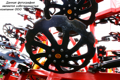 Борона дисковая БАРС двухрядная на пружинной стойке от 1,8 до 9,3 метров