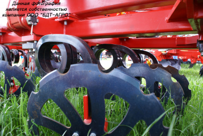 Борона дисковая БАРС двухрядная на пружинной стойке от 1,8 до 9,3 метров