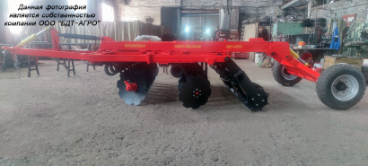 Борона дисковая БАРС двухрядная на пружинной стойке от 1,8 до 9,3 метров