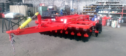 Борона дисковая БАРС двухрядная на пружинной стойке от 1,8 до 9,3 метров