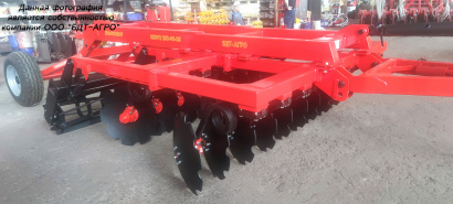 Борона дисковая БАРС двухрядная на пружинной стойке от 1,8 до 9,3 метров