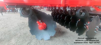 Борона дисковая БАРС двухрядная на пружинной стойке от 1,8 до 9,3 метров