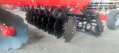 Борона дисковая БАРС двухрядная на пружинной стойке от 1,8 до 9,3 метров