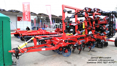 Борона дисковая БАРС четырехрядная на пружинной стойке от 2,4 до 9,2 метров