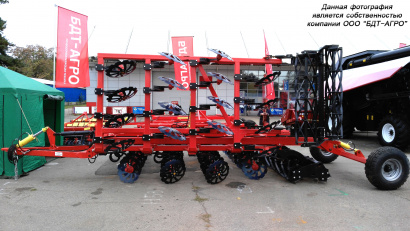 Борона дисковая БАРС четырехрядная на пружинной стойке от 2,4 до 9,2 метров