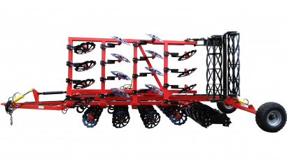 Борона дисковая БАРС четырехрядная на пружинной стойке от 2,4 до 9,2 метров