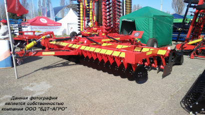 Борона дисковая легкая БАРСУК на эластомерах от 1,8 до 12,1 метров