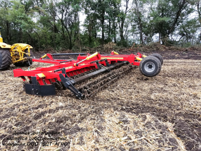 Борона дисковая легкая БАРСУК на эластомерах от 1,8 до 12,1 метров