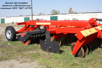 Борона дисковая легкая БАРСУК на эластомерах от 1,8 до 12,1 метров