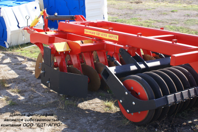 Борона дисковая легкая БАРСУК на эластомерах от 1,8 до 12,1 метров