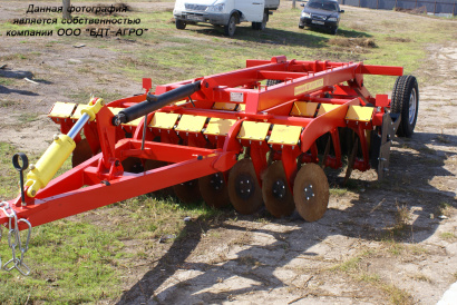 Борона дисковая легкая БАРСУК на эластомерах от 1,8 до 12,1 метров