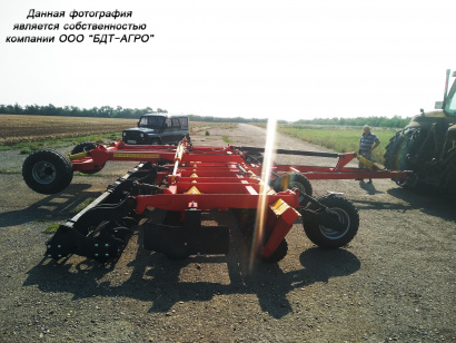 Борона дисковая легкая БАРСУК на эластомерах от 1,8 до 12,1 метров