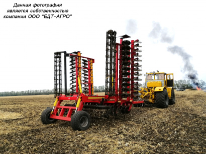 Борона дисковая легкая БАРСУК на эластомерах от 1,8 до 12,1 метров