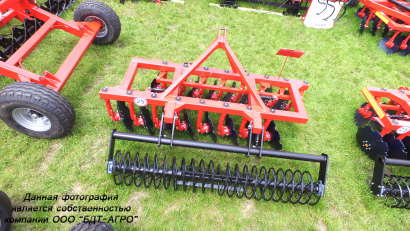 Борона дисковая БДМ-А двухрядная (узел СНАРУЖИ сферы диска) от 1,2 до 9,3 метров