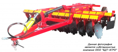 Борона дисковая КОРТЕС® + на эластомерах с шириной захвата от 2,5 до 9,1 метров на дисках 610мм