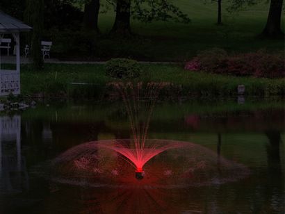 Плавающий фонтан "Фрисби"