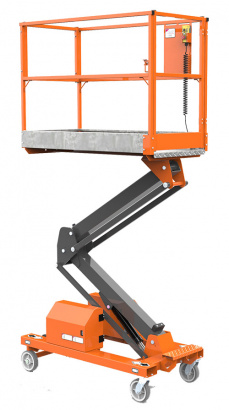 Подъемник с рабочей платформой передвижной