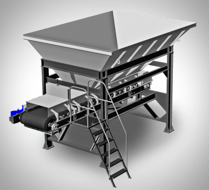 Бункер загрузочный с питателем