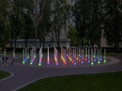 Пешеходный фонтан FC 10400 (с насосами сухой установки)