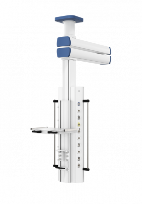 Потолочная двухплечевая медицинская консоль CADUCEUS C2-VE