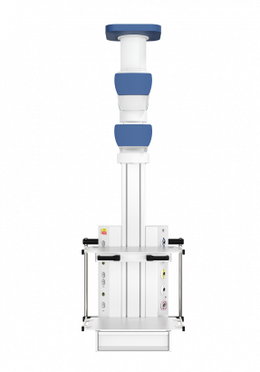 Потолочная двухплечевая вертикальная медицинская консоль CADUCEUS C2E-V