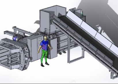 Канальный пресс Кубер-50ГА с автоматической обвязкой кип