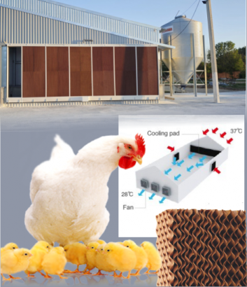 Панели испарительного охлаждения HuPad Agro