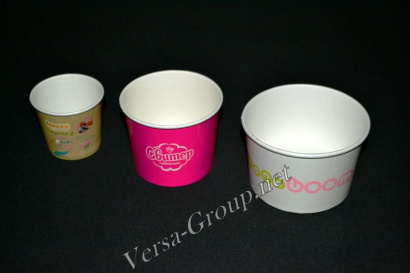 Бумажные креманки для мороженого