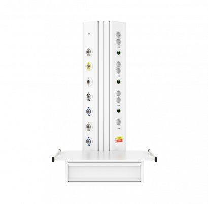 Настенная вертикальная медицинская консоль CS07