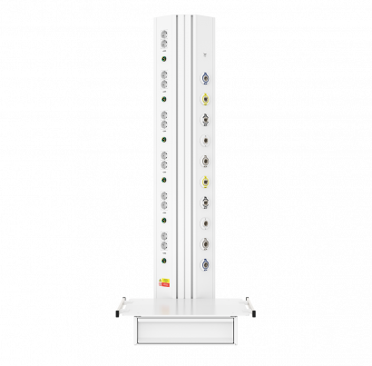Настенная вертикальная медицинская консоль CS07