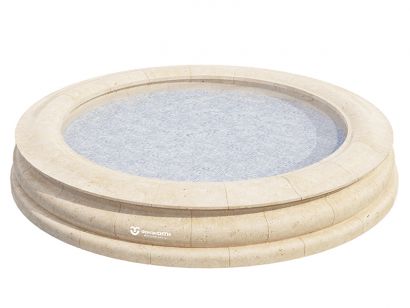 Фонтан FC "Каменный цветок" 3500 с наутилусами