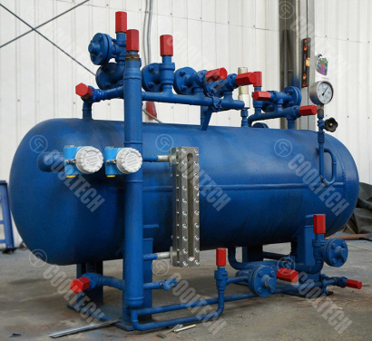 Дренажный ресивер для холодильных систем