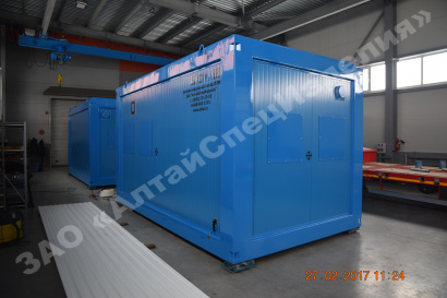 Блочно-модульный склад ЛВЖ