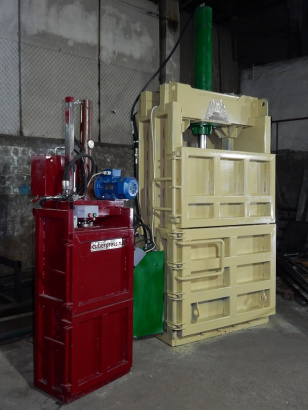 Прессы пакетировочные гидравлические для макулатуры и пластика