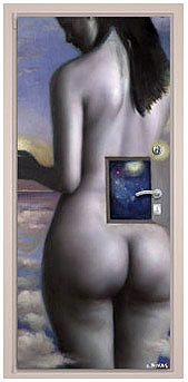 Сейф дверь с фотопечатью