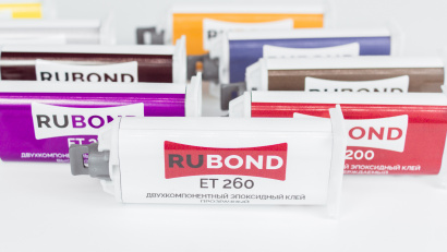 Двухкомпонентный быстроотверждаемый эпоксидный клей конструкционный RUBOND ET 200 (50мл)