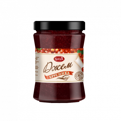 Брусничный джем с кусочками SAVA