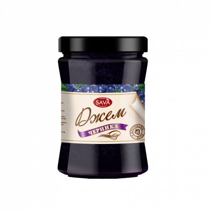 Черничный джем с кусочками SAVA