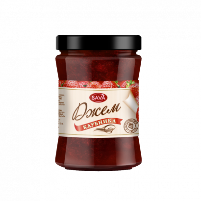 Клубничный джем с кусочками SAVA